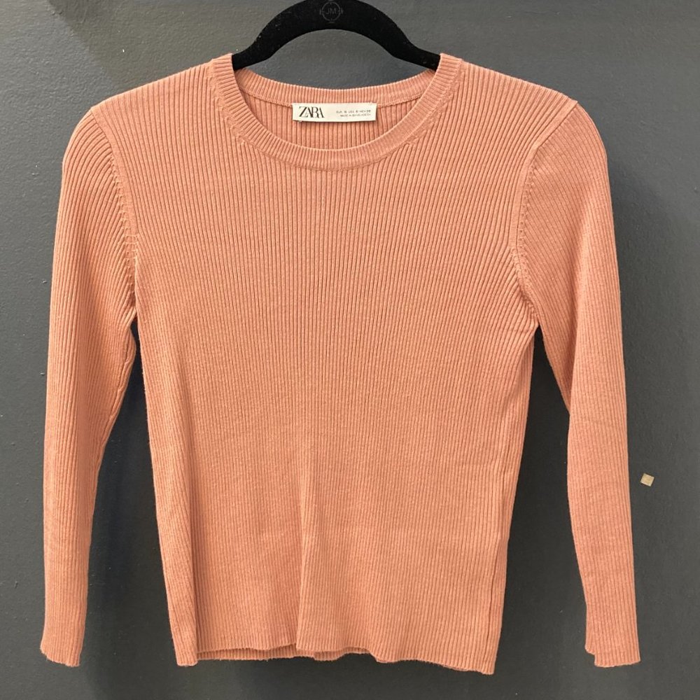 Zara knitted long sleeve top